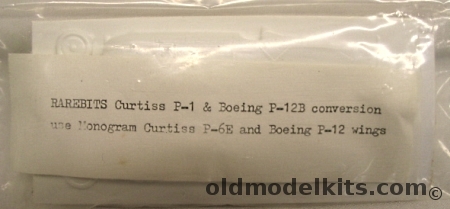 Rarebits 1/72 Curtiss P-1 and Boeing P-12B Conversions plastic model kit